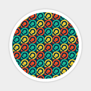 Colorful Circle Seamless Pattern 036#002 Magnet